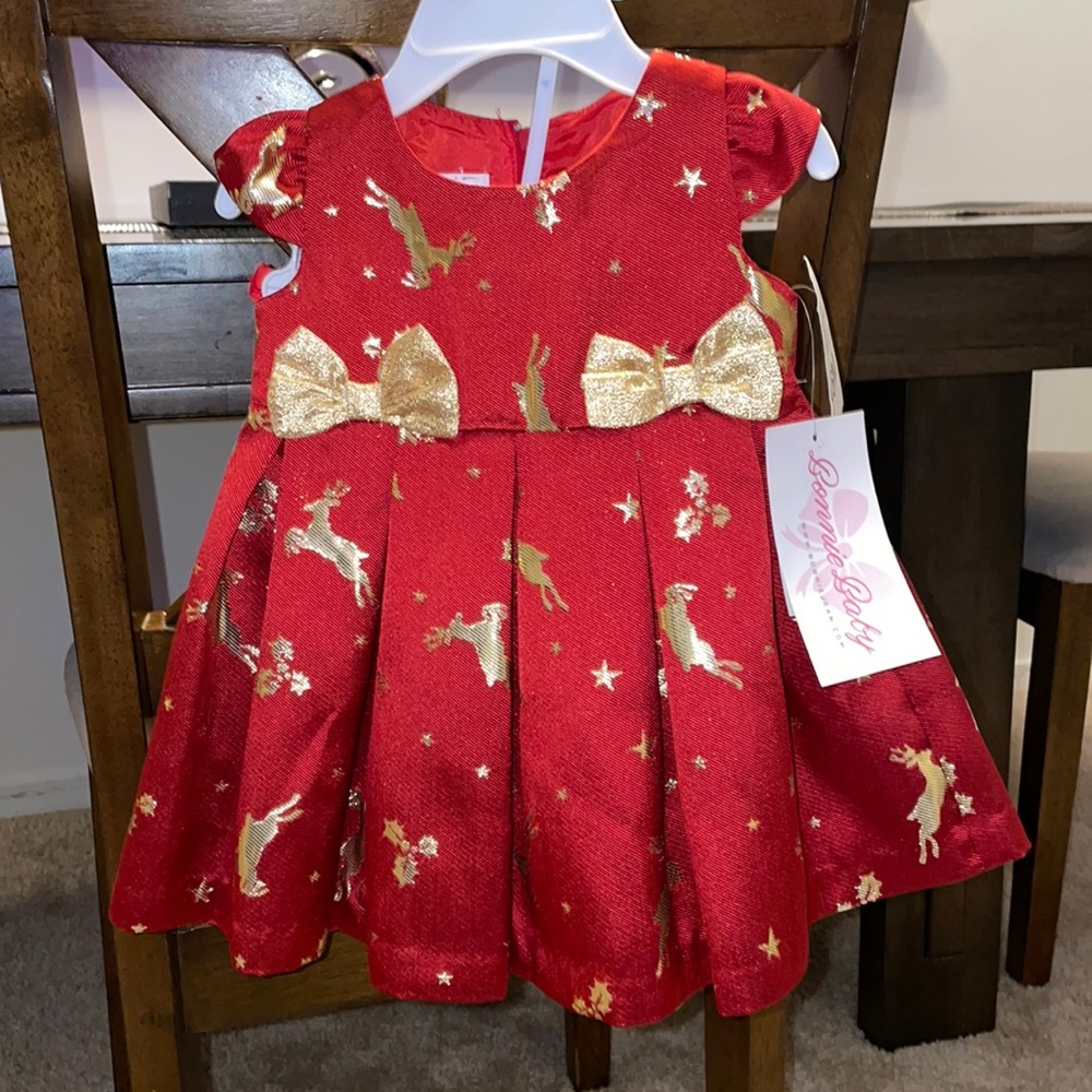 Christmas Dress Infant Red Size 3-6Month